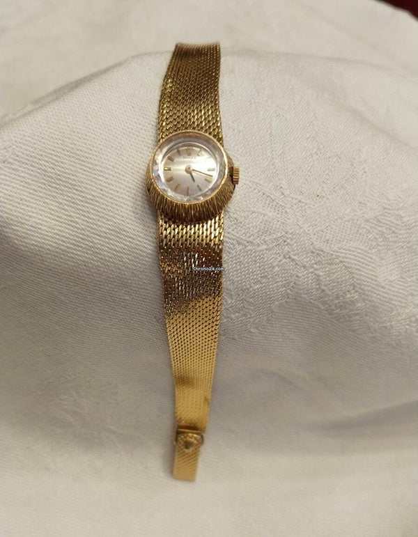 Rolex Rolex | Precision | 8789 | Yellow gold | 17 mm | Leather | Gold | Manual winding