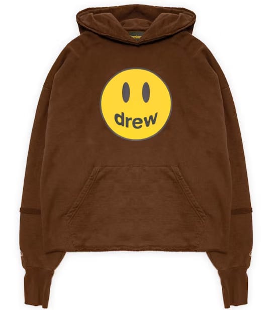 Drew House Drew House Mascot Deconstructed Hoodie "Brown"