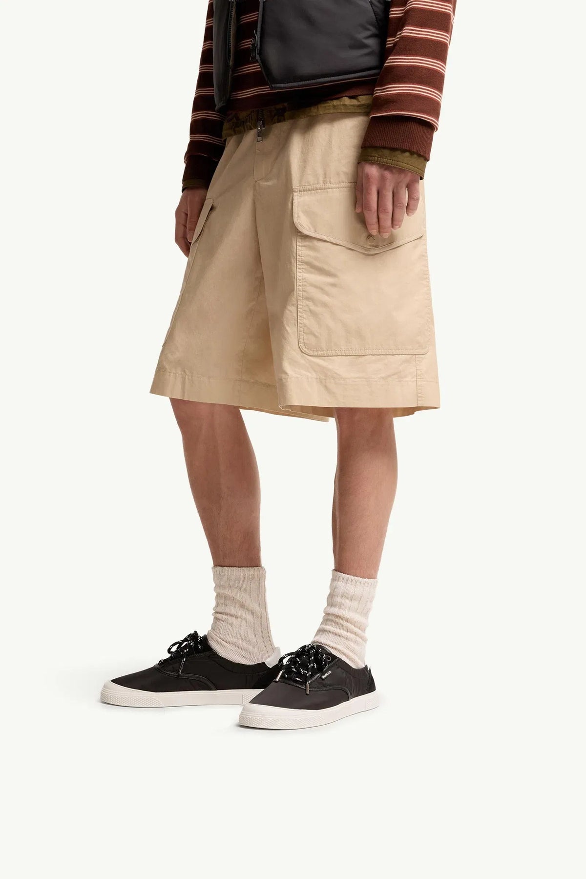 Moncler Moncler Vera Leisure Nylon Sneakers Black