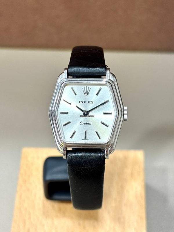 Rolex Rolex | Orchid | 2683 | Steel | 22 mm | Leather | Silver | Manual winding