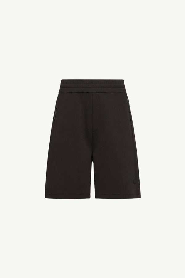 Moncler Moncler Interlock Cotton Blend Shorts Black Black