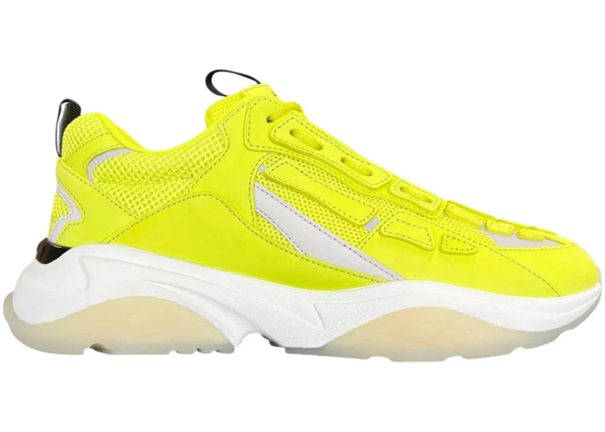 Amiri Amiri Bone Runner Reflective White Neon Yellow