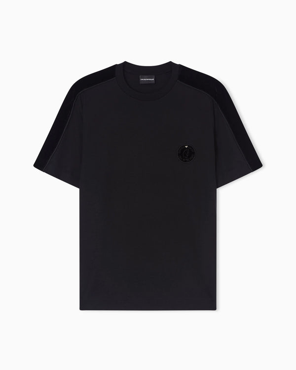 Emporio Armani Emporio Armani Lunar New Year Lyocell Blend Jersey T-Shirt With Patch And Tape