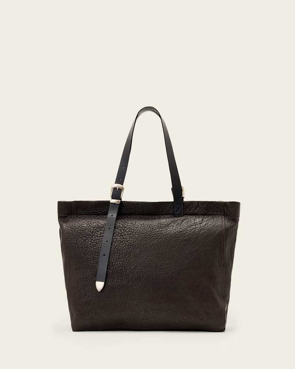 Allsaints Allsaints Haven Leather Tote Bag Women's Bitter Brown Women's