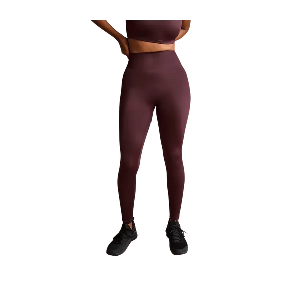 Nike x Skims Shine Women's High-Waisted Bonded 26" Leggings CURRANT