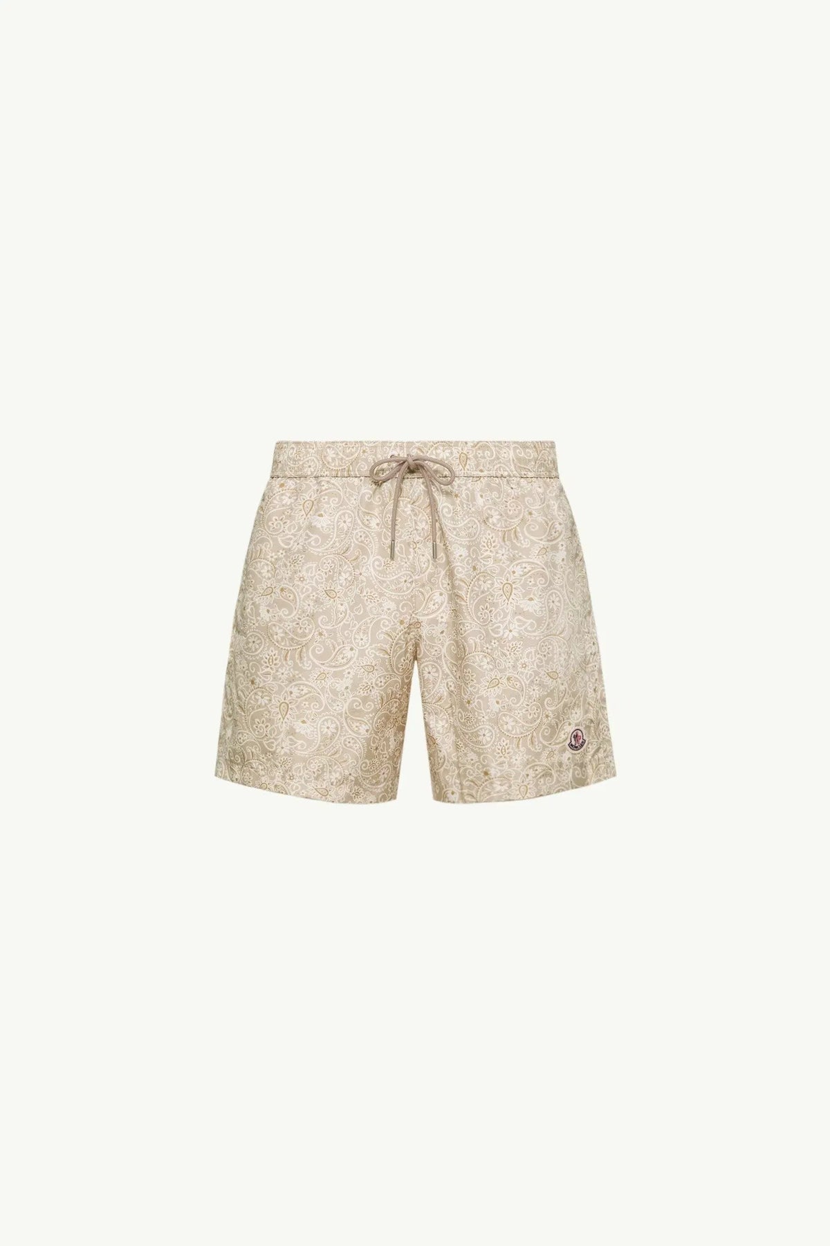 Moncler Moncler Paisley Print Swim Shorts Light Beige Light Beige