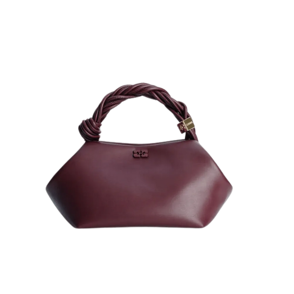 Ganni Burgundy Small Bou Bag