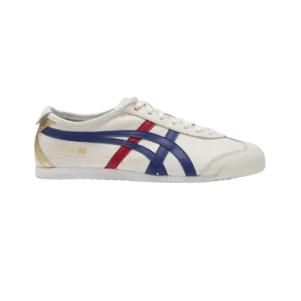 Onitsuka Tiger Mexico 66 White Blue Red Metallic Gold