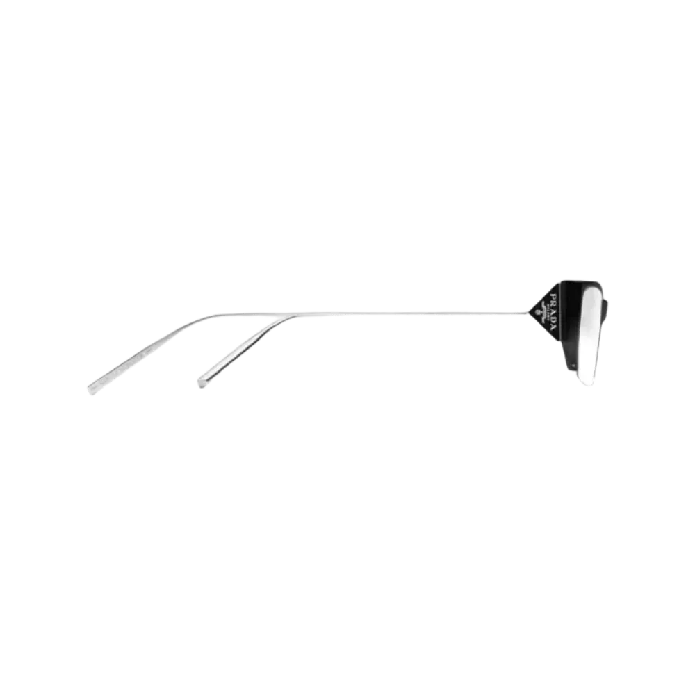 Prada Gentle Monster Collaboration Rectangular Optical Glasses Silver