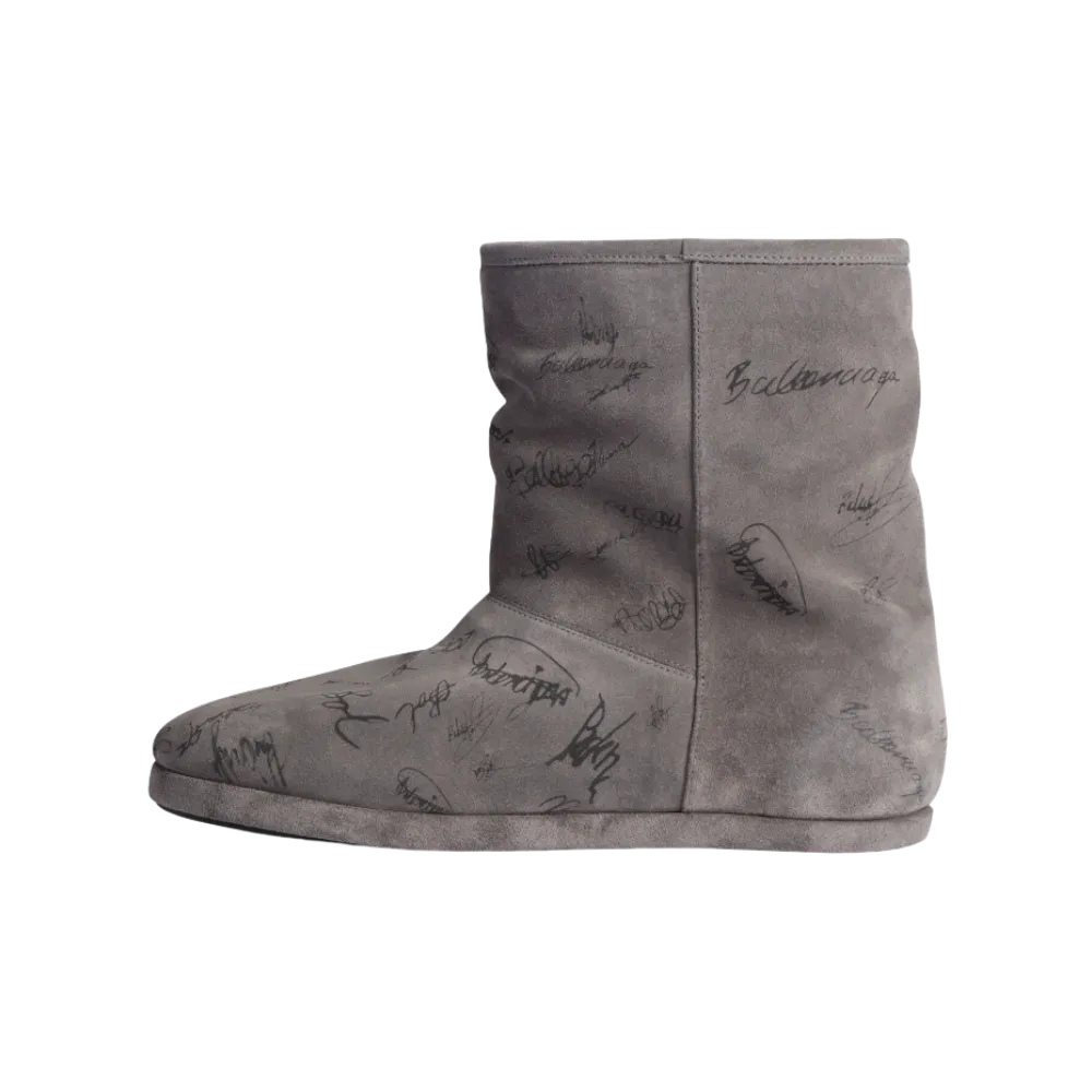 Balenciaga Alaska Soft Bootie In Grey