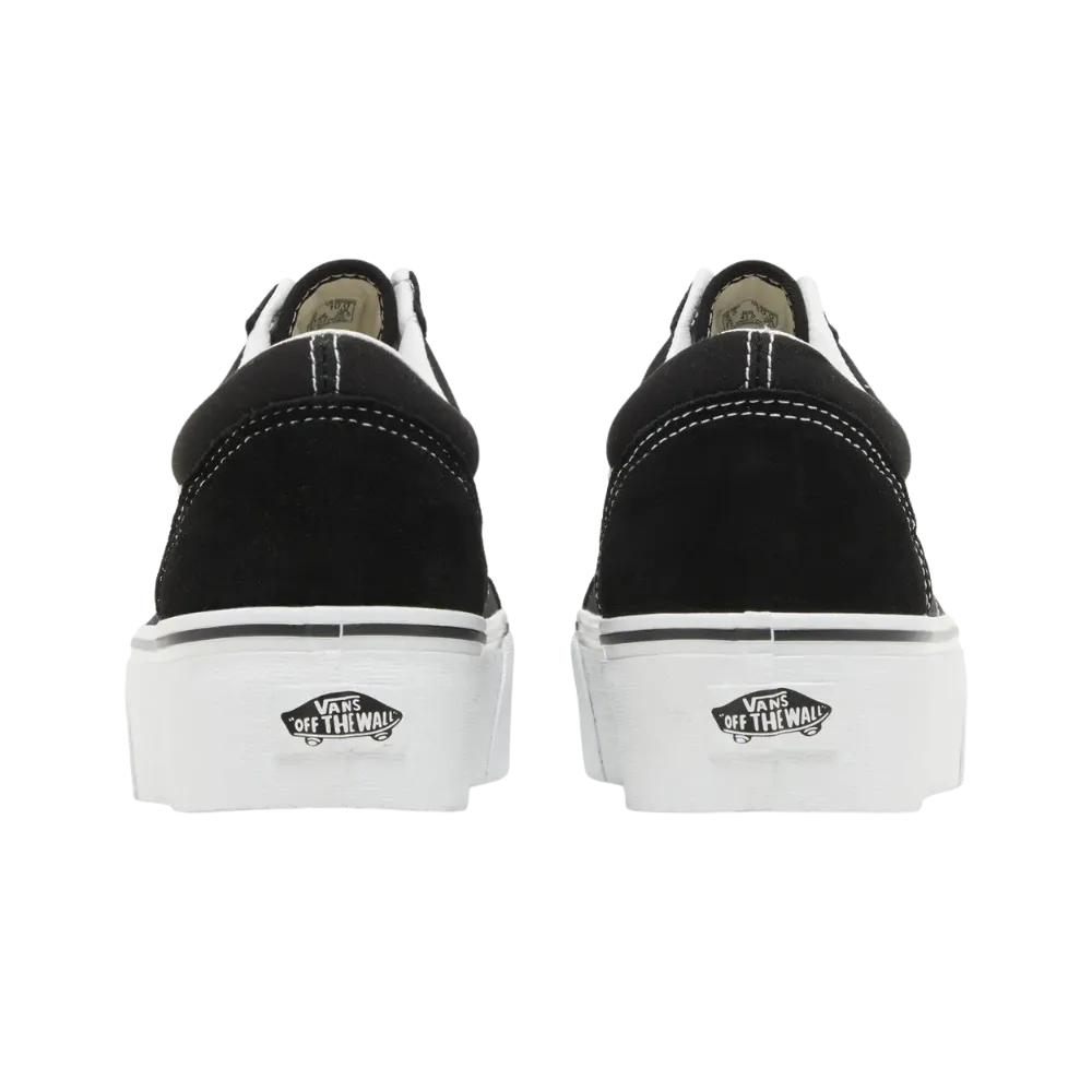 Vans Old Skool Platform Shoe Black And White