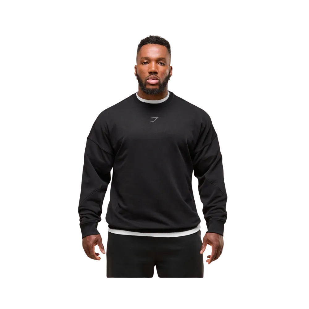 Gymshark Power Crew Oversized Fit Black