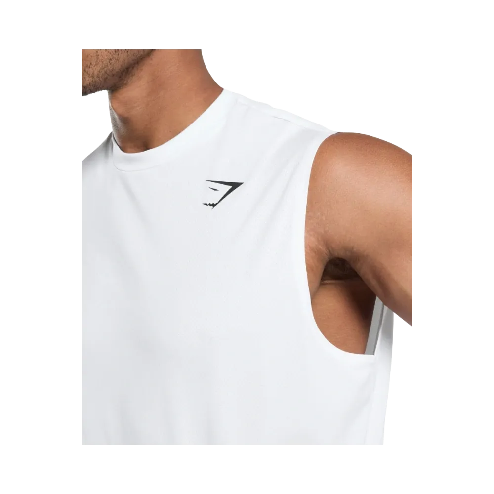 Gymshark Oversized Performance Tank White