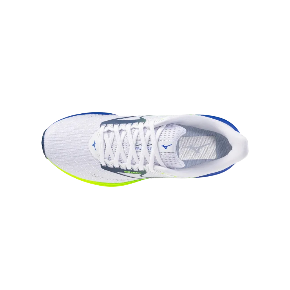 Mizuno Wave Rider 29 White-Estate Blue