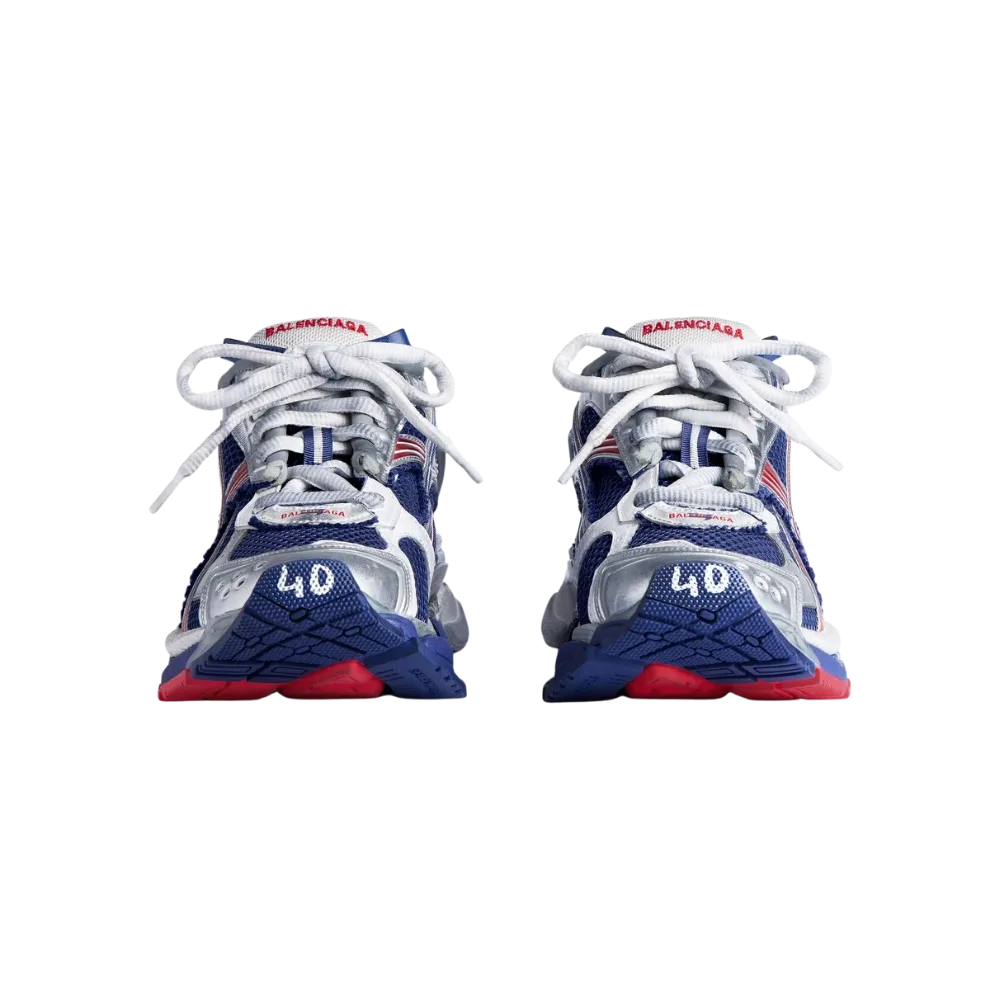 Balenciaga Runner Gradient Sneaker In Navy