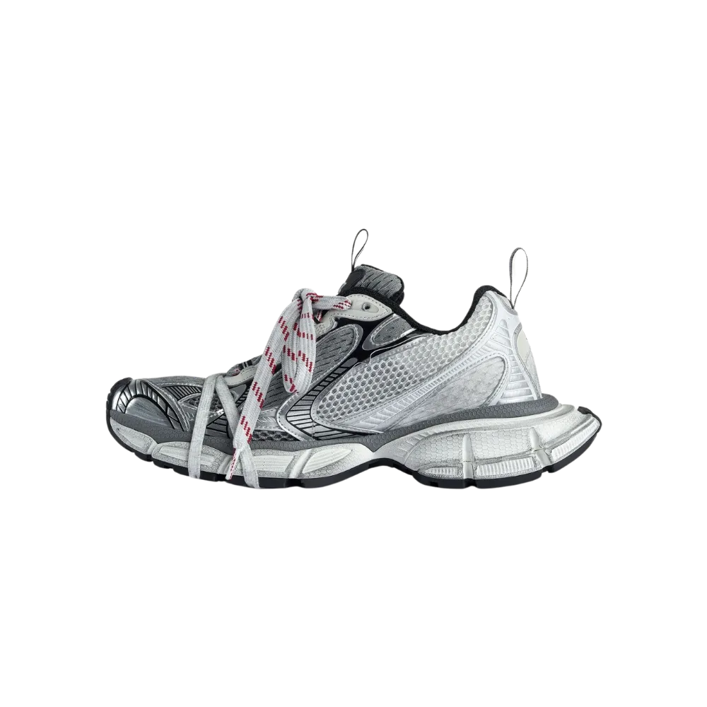 Balenciaga 3XL Split Logo Sneaker In White