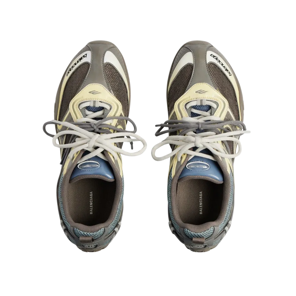 Balenciaga Radar Gradient Lines Sneaker In Brown