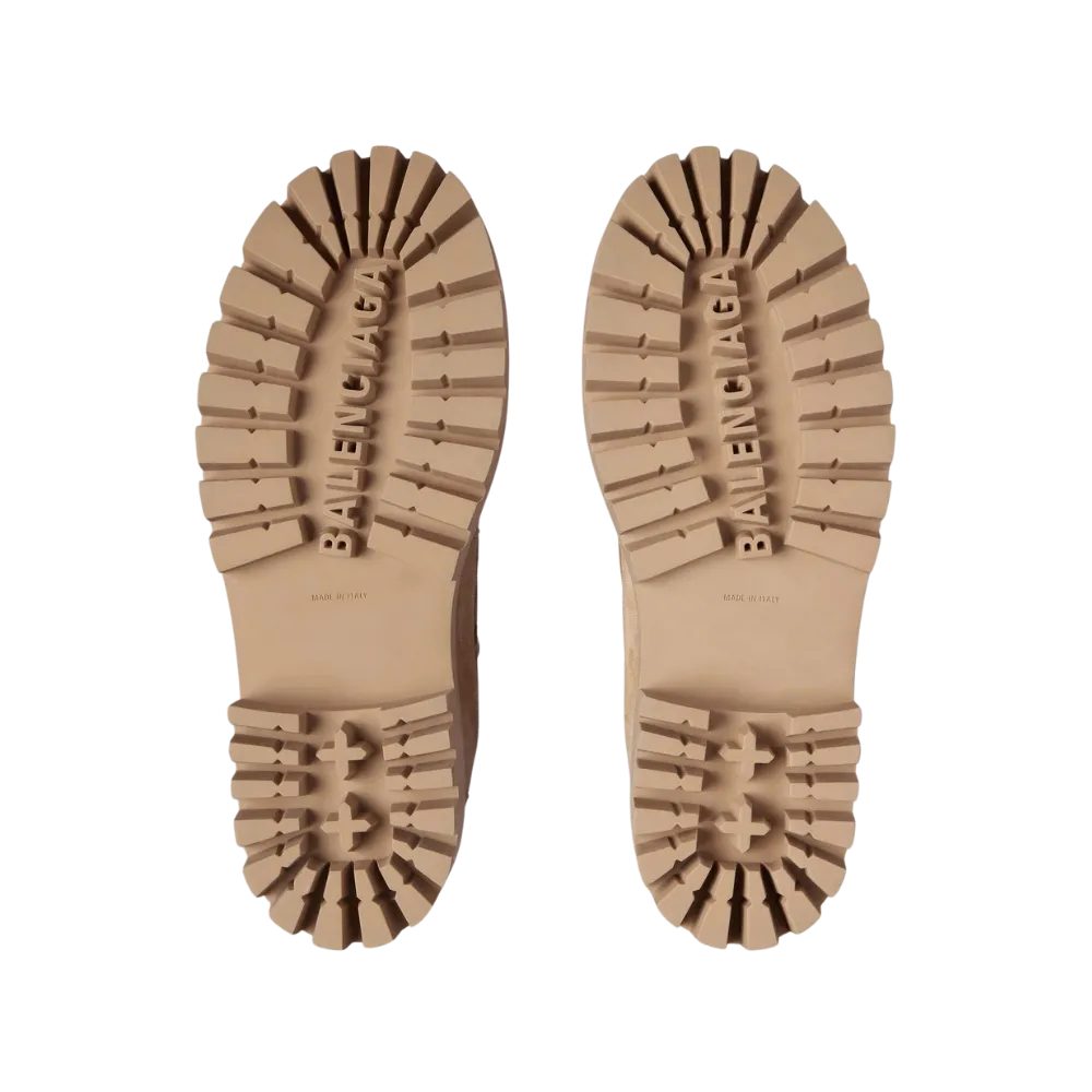 Balenciaga Combat Strike Low Boot In Sand