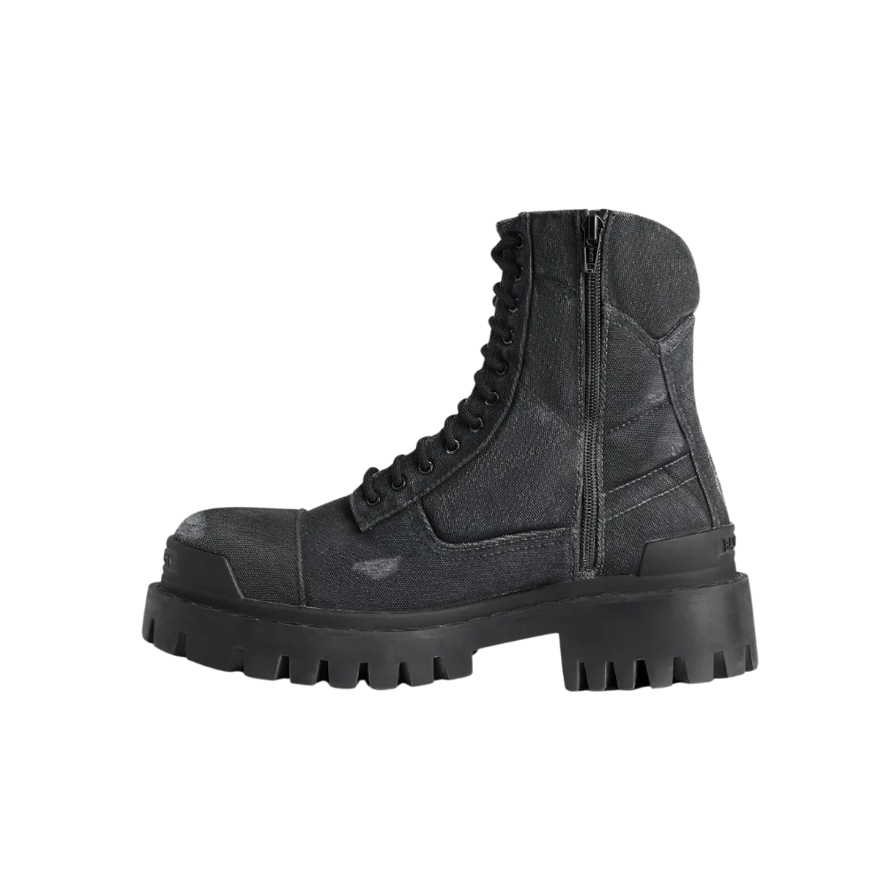 Balenciaga Combat Strike Boot In Black