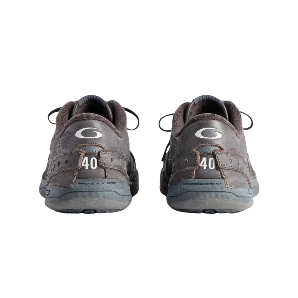 Balenciaga Hamptons Worn-Out Sneaker In Grey