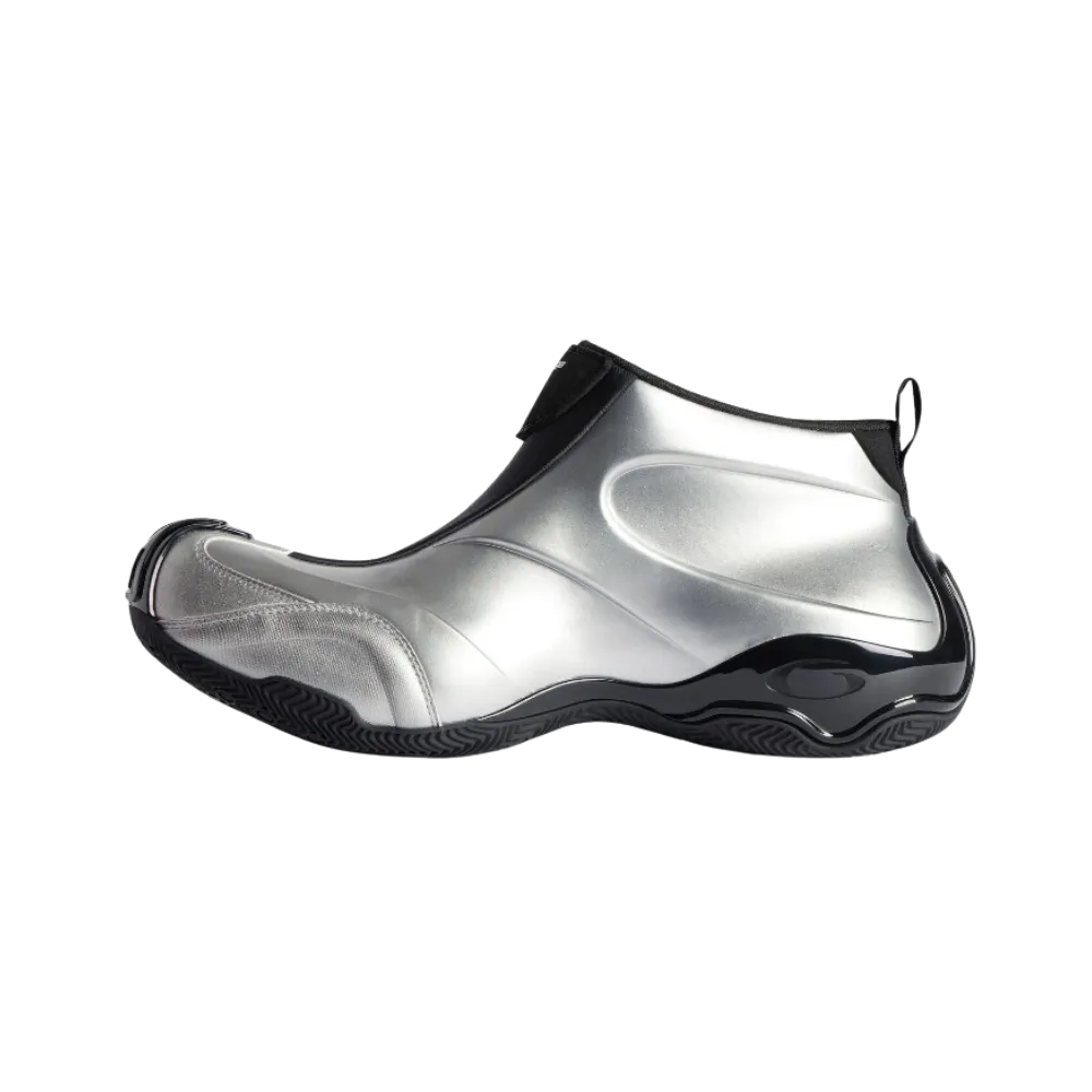 Balenciaga Basketball Sneaker In Silver