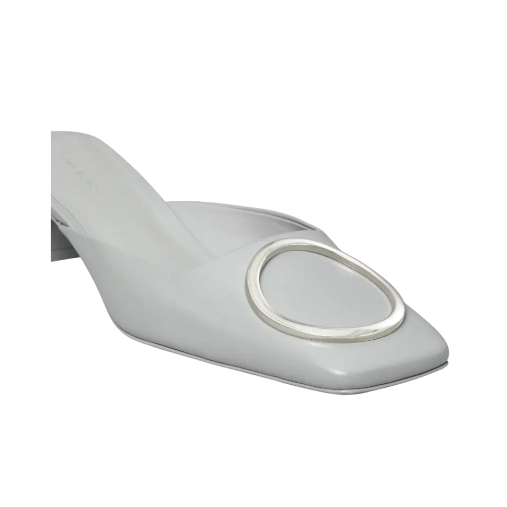 Tory Burch Ring Heeled Mule Loutre Gray