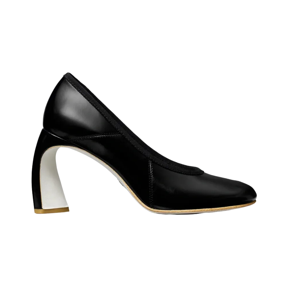 Tory Burch Peep-Toe Pump Perfect Black