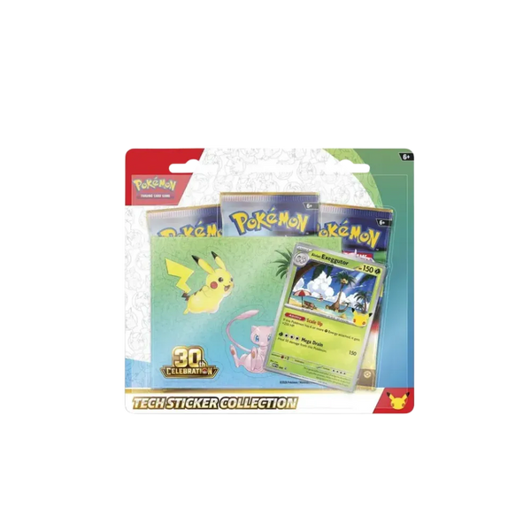 Pokémon 30th Celebration Tech Sticker Collection 'Alolan Exeggutor'