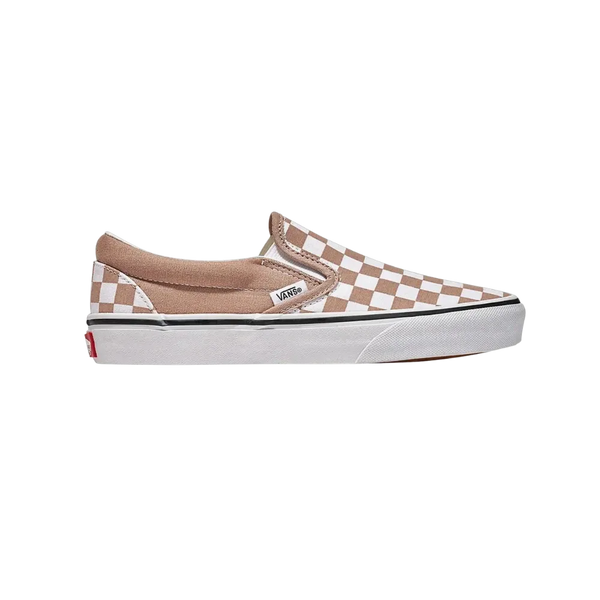 Vans Classic Slip-On Checkerboard Shoe Warm Taupe Brown