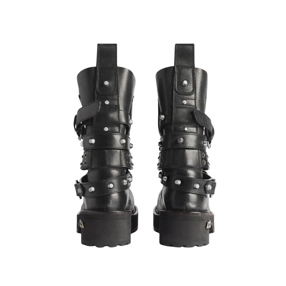 Balenciaga Venom City Bootie In Black