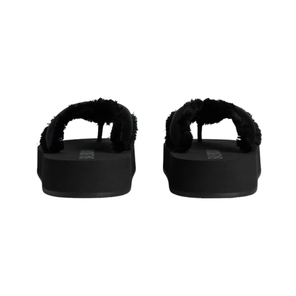 Balenciaga Jet Lag Thong In Black