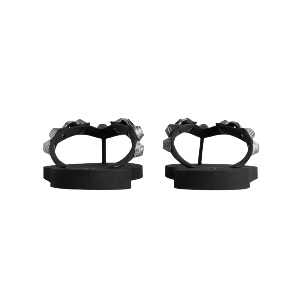 Balenciaga Cagole Thong Sandal In Black