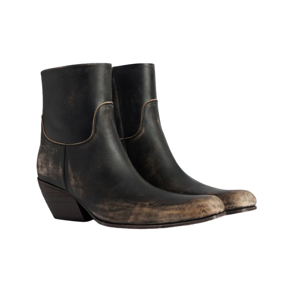 Balenciaga Memphis Bootie In Black