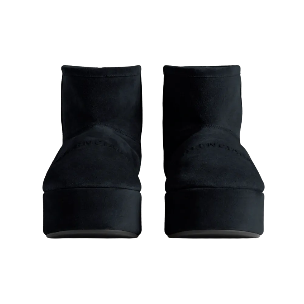 Balenciaga Alaska Platform Bootie In Black