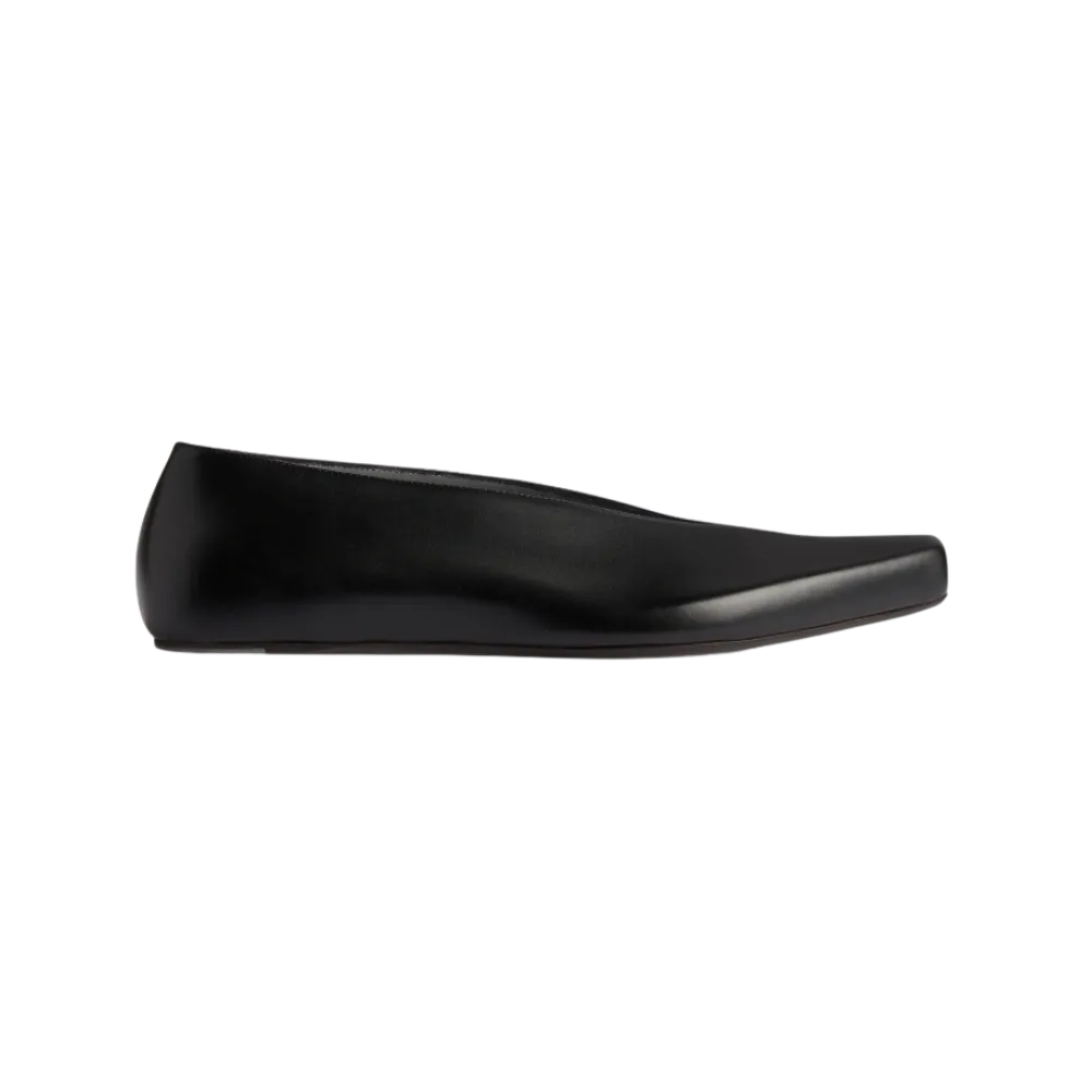 Balenciaga Duchesse Ballerina Flat In Black