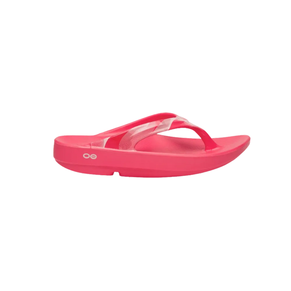 Oofos OOlala Limited Sandal - Neon Berry Breeze