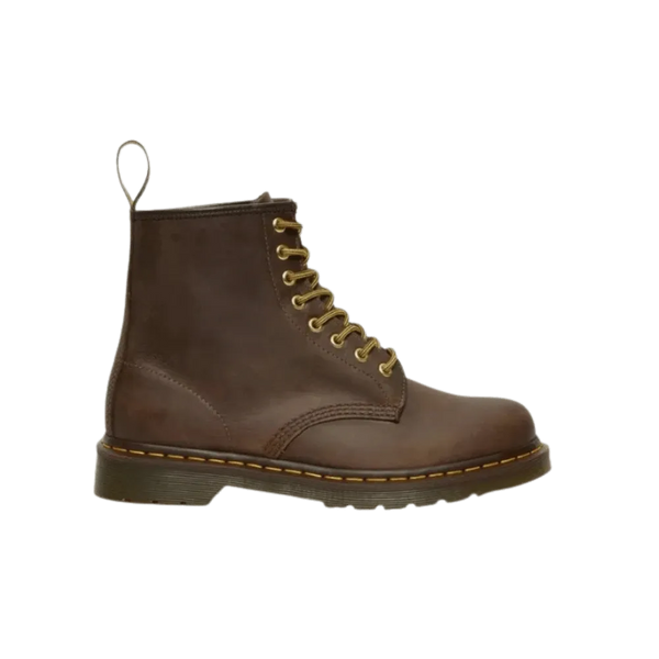 Dr Martens 1460 Crazy Horse Leather Lace Up Boots Brown