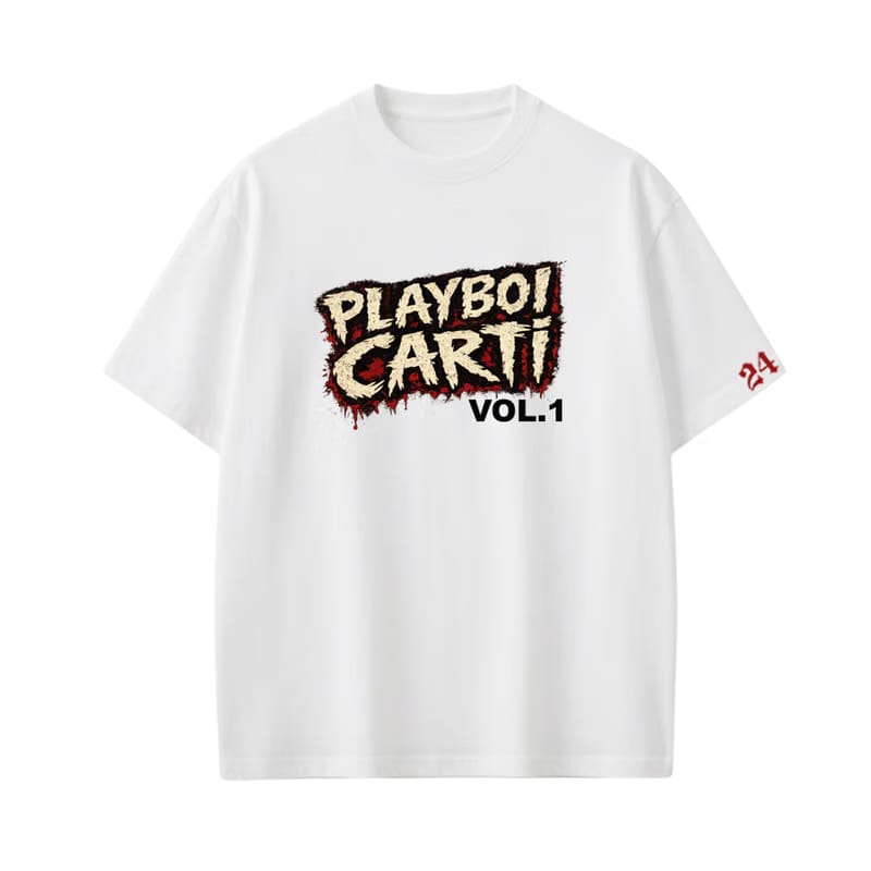 24songs 24songs Carti - Vol.1 Comic (White) T-Shirt