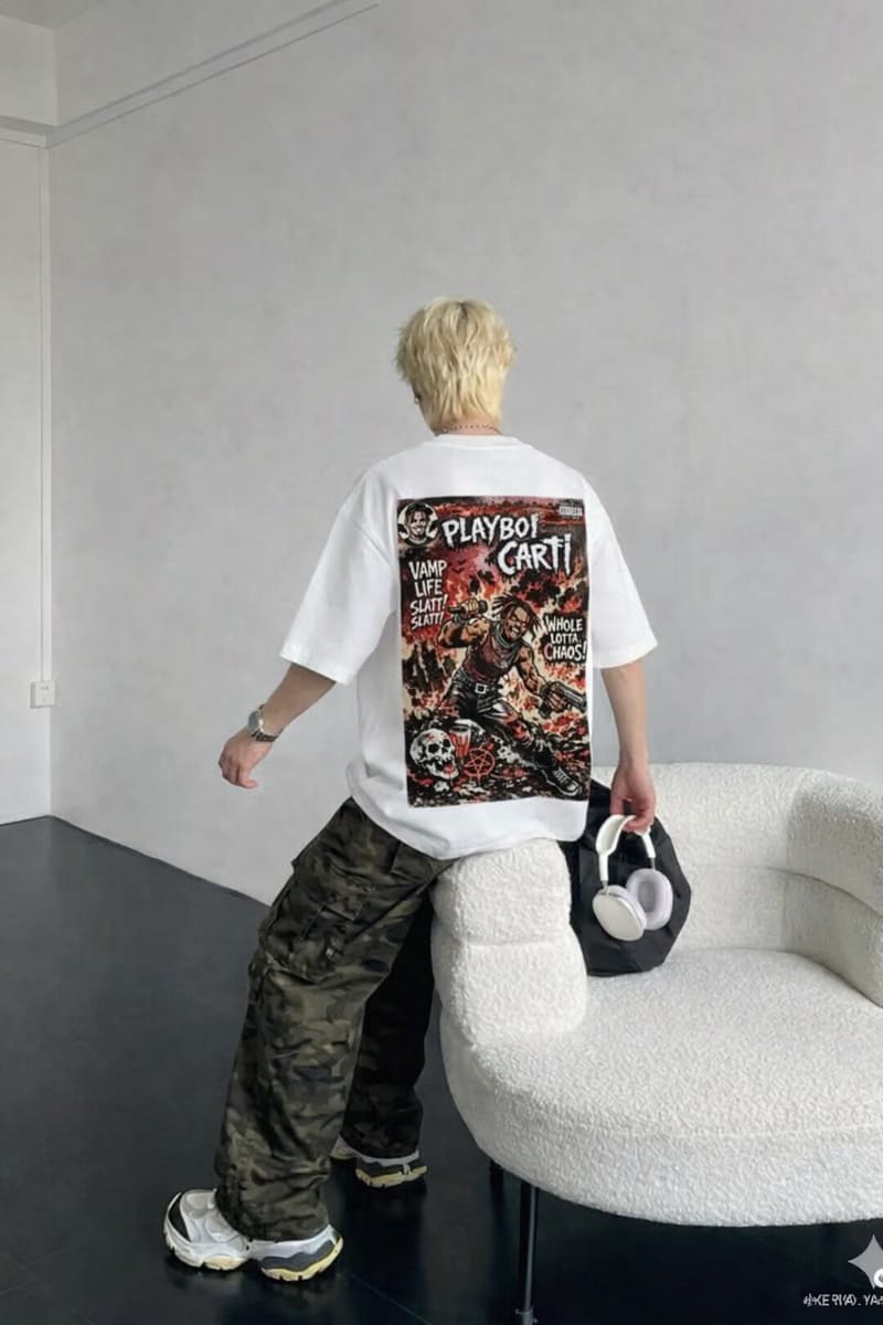 24songs 24songs Carti - Vol.1 Comic (White) T-Shirt