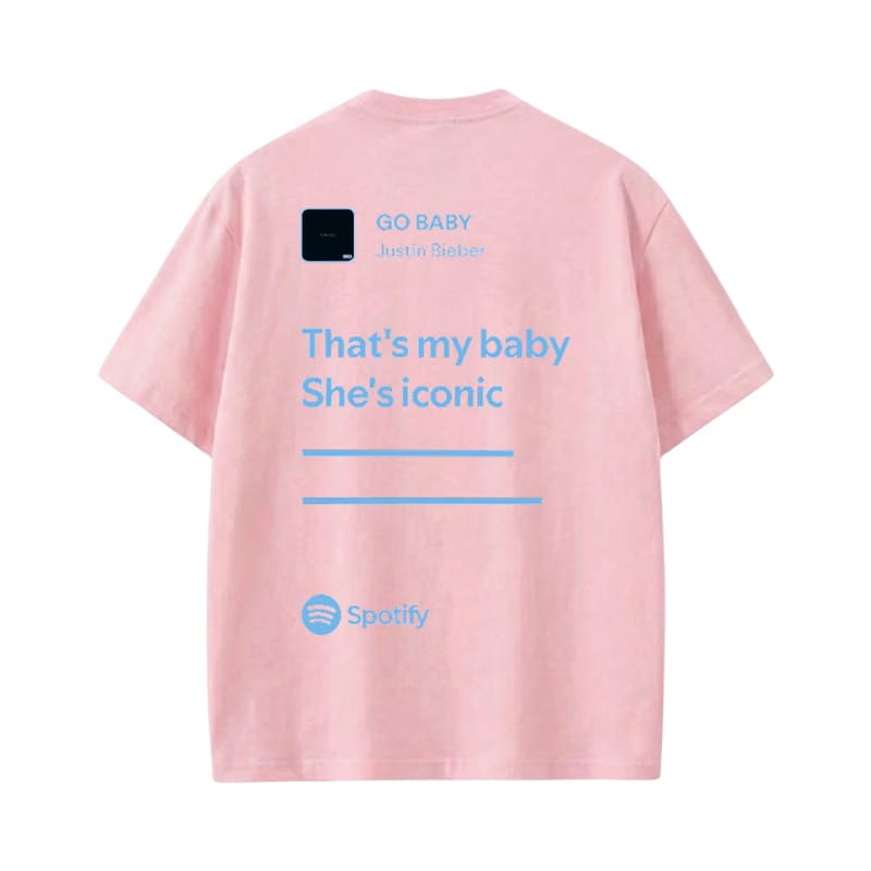 24songs 24songs Justin- Haileyxjustin T-Shirt(Pink)