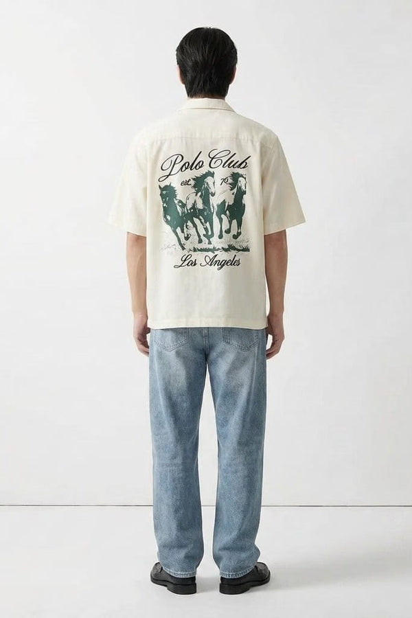City Of Domes City Of Domes City Off Domes Polo Club White Bowling Shirt
