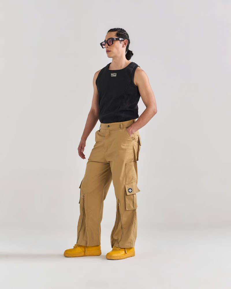 Natty Garb Natty Garb Octa Slider Pants - Beige