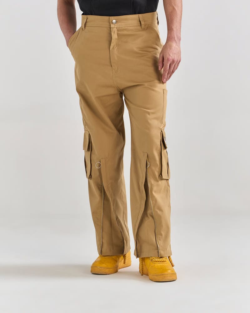 Natty Garb Natty Garb Octa Slider Pants - Beige