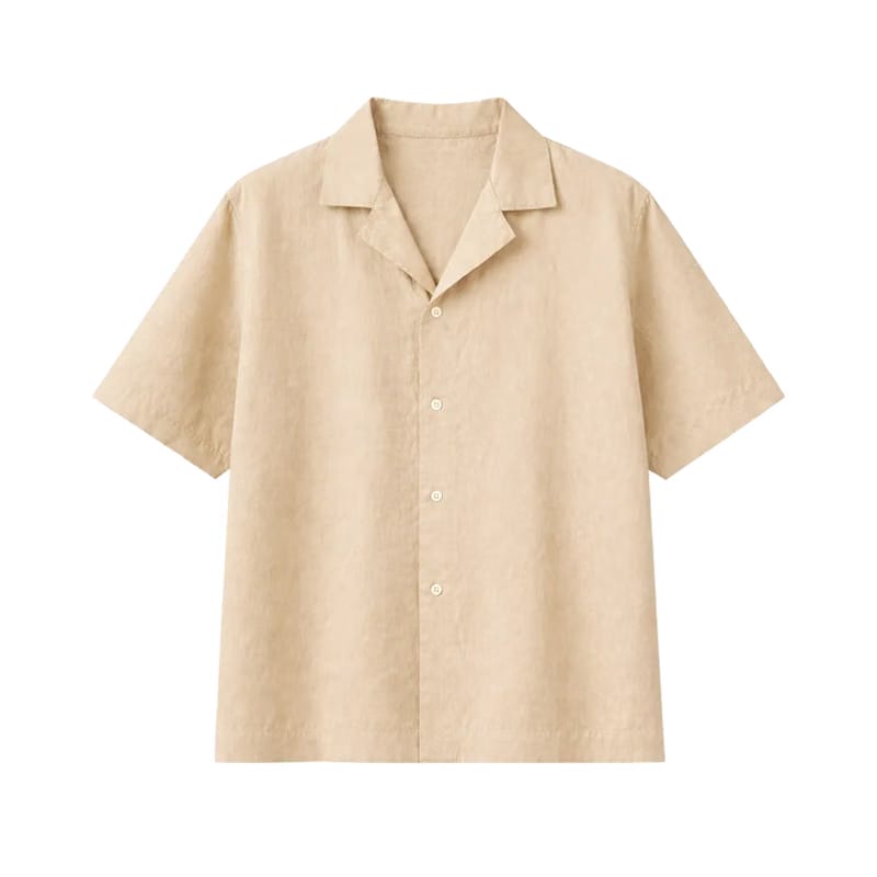 Alan Koch Alan Koch Brushed Cotton Shirt – Almond Beige