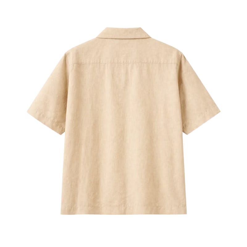 Alan Koch Alan Koch Brushed Cotton Shirt – Almond Beige