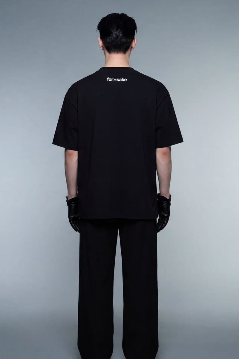 Forfksake Forfksake Chill Harder Than Party T-Shirt Black