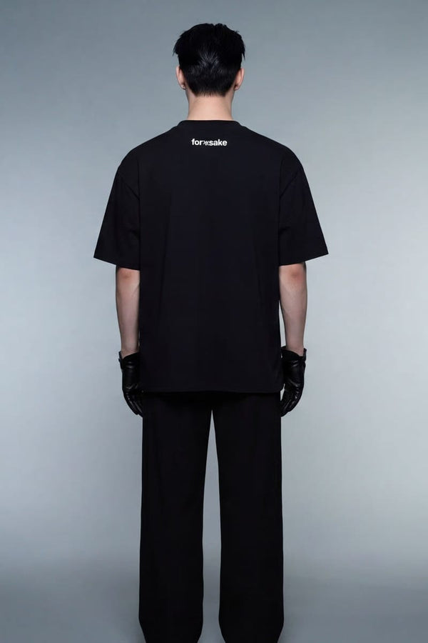 Forfksake Forfksake Chill Harder Than Party T-Shirt Black