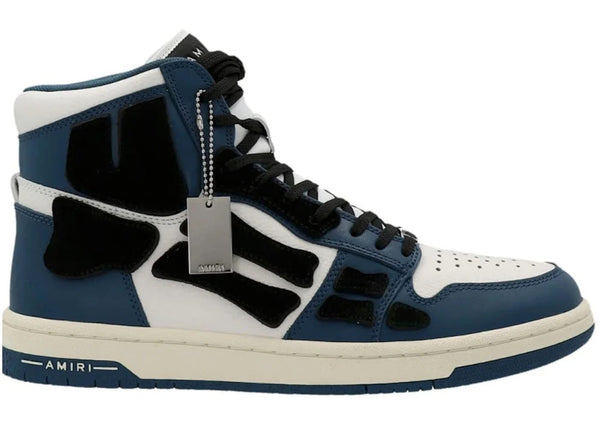Amiri Amiri Skel Top Hi Navy White