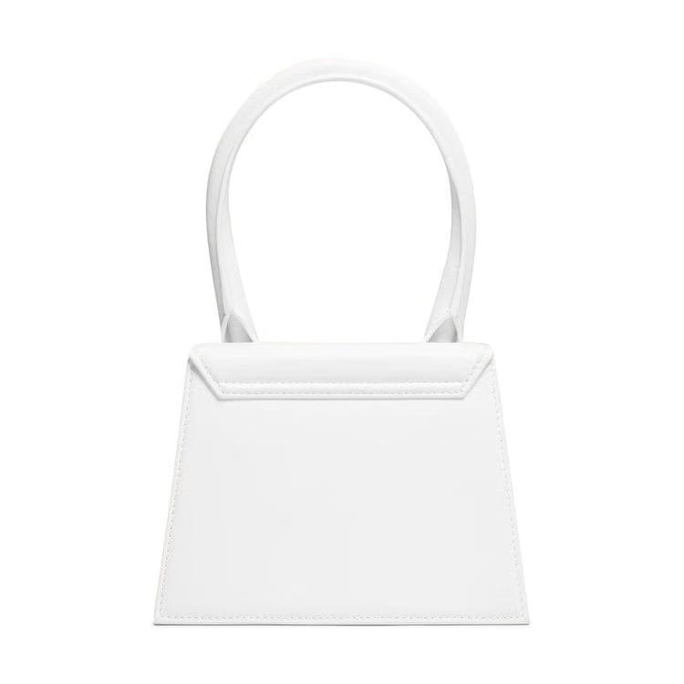 Jacquemus Jacquemus The Medium Chiquito Leather Handbag White