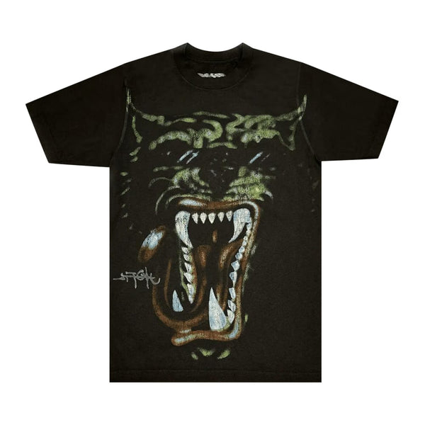 Cactus Jack By Travis Scott Cactus Jack By Travis Scott Green Hyena Tour T-Shirt Black